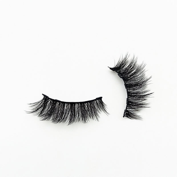Three pairs of false eyelashes