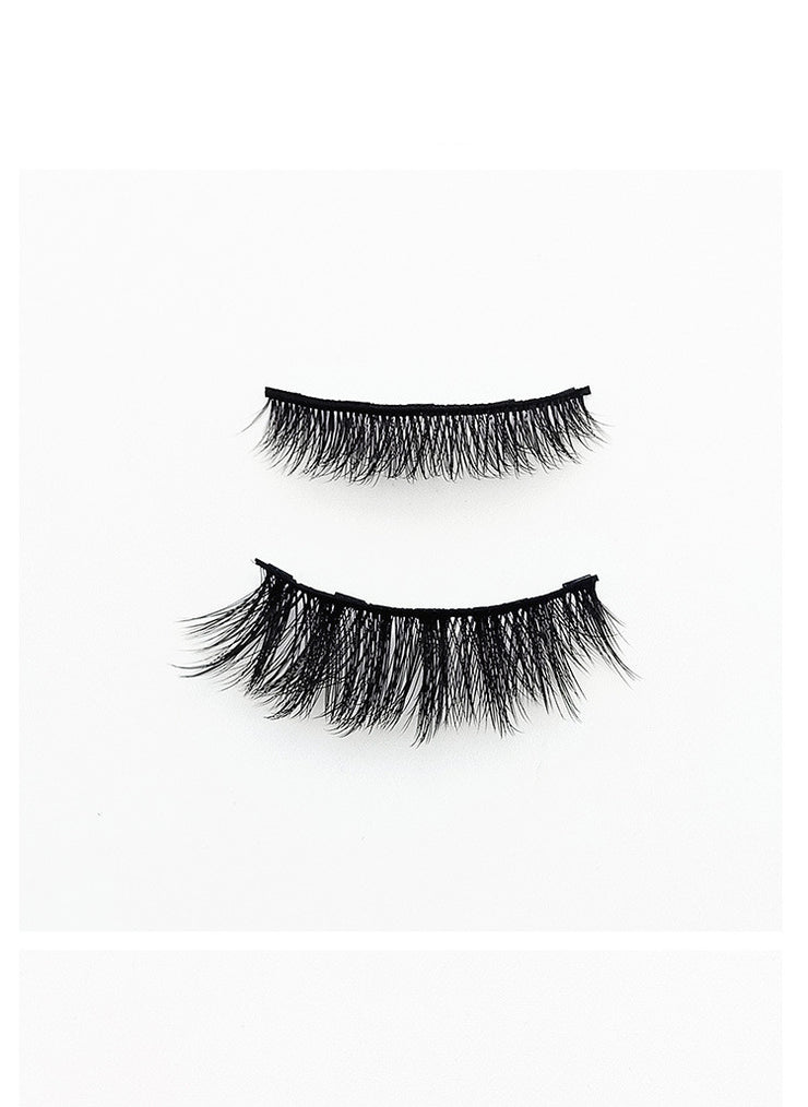 Three pairs of false eyelashes
