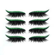3D False Eyelashes With Magnetic 4 Pairs Of Glue-free Self-adhesive Eyelashes