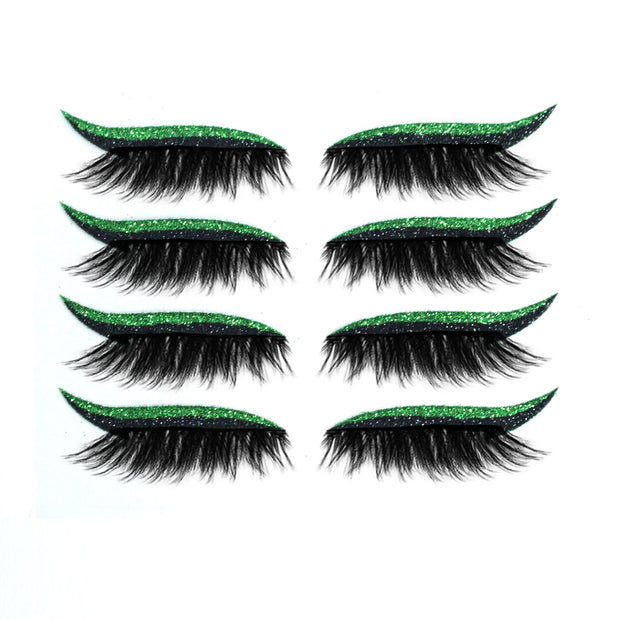 3D False Eyelashes With Magnetic 4 Pairs Of Glue-free Self-adhesive Eyelashes