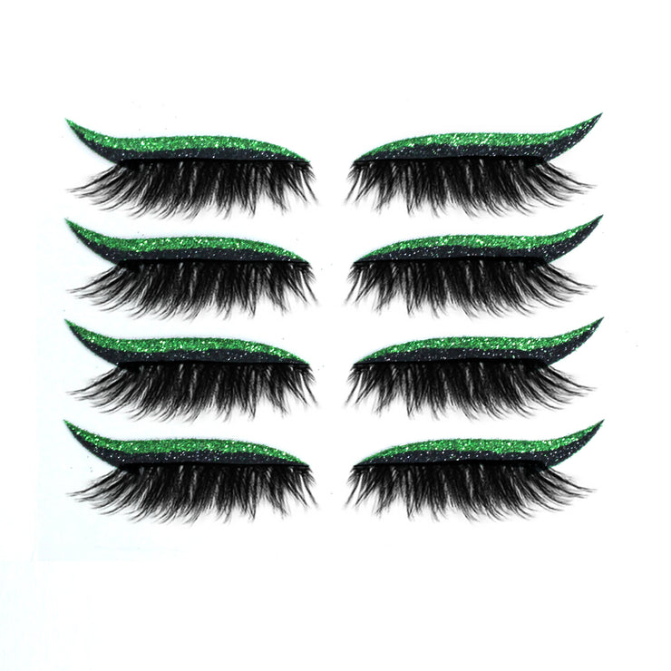 3D False Eyelashes With Magnetic 4 Pairs Of Glue-free Self-adhesive Eyelashes