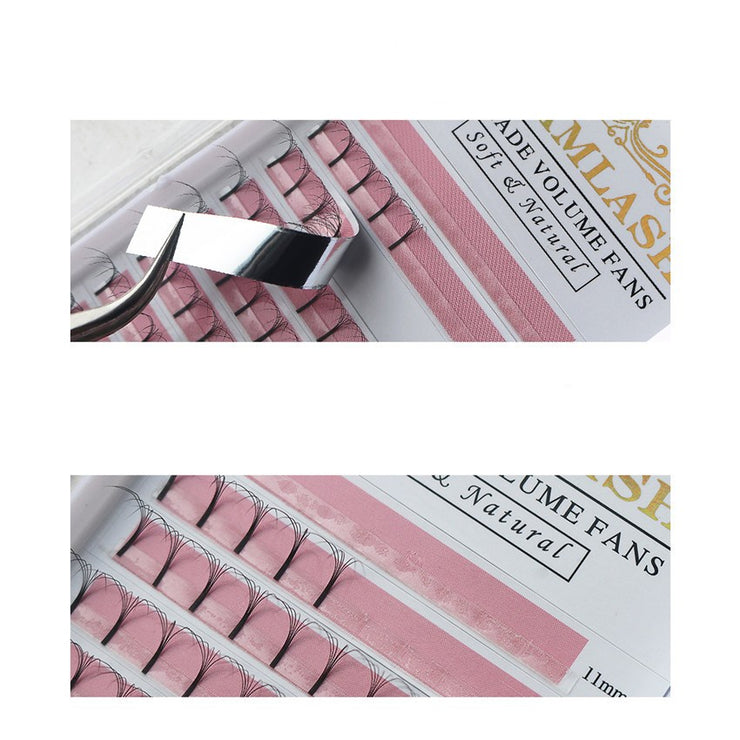 Long-stemmed and hairy eyelashes