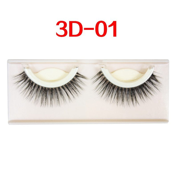 Natural Curly Eye lashes Self  Eye lashes Makeup Tools