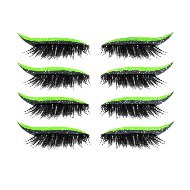 3D False Eyelashes With Magnetic 4 Pairs Of Glue-free Self-adhesive Eyelashes