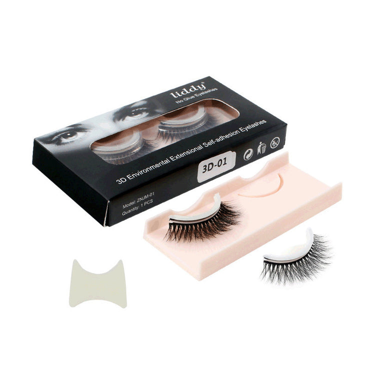 Natural Curly Eye lashes Self  Eye lashes Makeup Tools