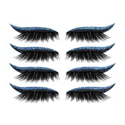 3D False Eyelashes With Magnetic 4 Pairs Of Glue-free Self-adhesive Eyelashes