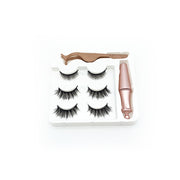 Three pairs of false eyelashes