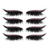 3D False Eyelashes With Magnetic 4 Pairs Of Glue-free Self-adhesive Eyelashes